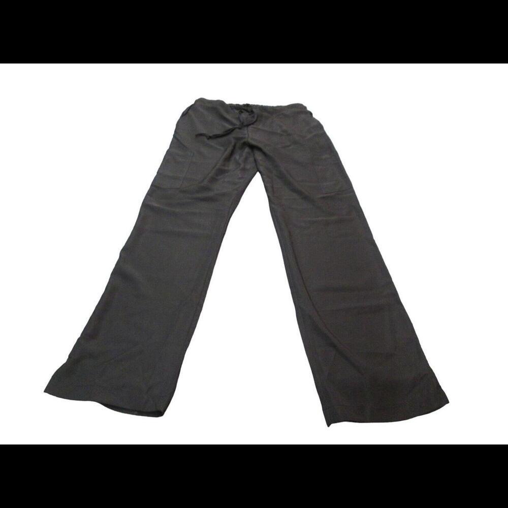 White Cross Womens Black Oasis Scrub Pants Medical Nurse Uniform Size Small​